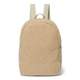 Studio Noos Studio Noos: Ecru teddy midi backpack Studio Noos Studio Noos: Ecru teddy midi backpack