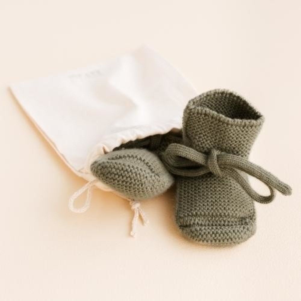 Hvid Hvid | Booties 0-9M | Artichoke