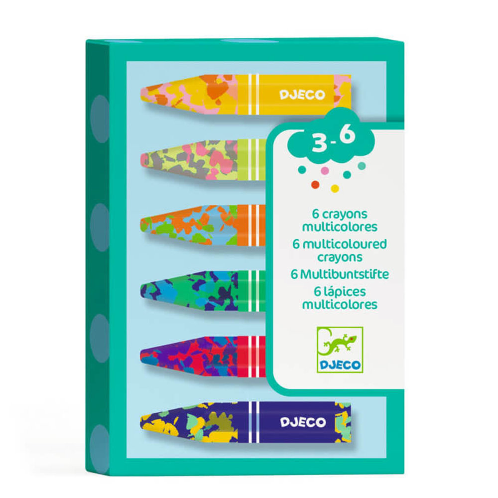 Djeco Djeco | Waskrijtjes | Multicolors Djeco Djeco | Waskrijtjes | Multicolors
