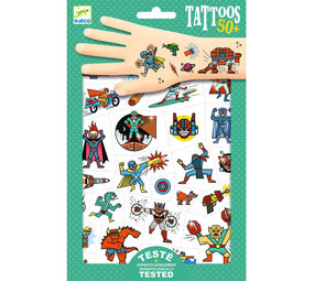 Djeco Djeco:  Tattoos Helden vs Schurken