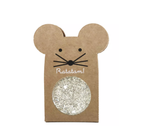 Ratatam Ratatam : Glitter Mouse bouncy balls - Silver Ratatam Ratatam : Glitter Mouse bouncy balls - Silver