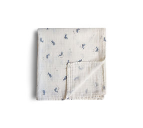 Mushie Mushie | Hydrofiele Doek Swaddle 120 x 120 | Whales