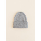 Hvid Hvid | Beanie Fonzie Newborn | Grey Melange