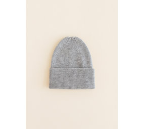 Hvid Hvid | Beanie Fonzie Newborn | Grey Melange
