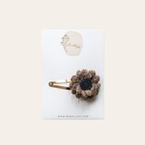 Made- Lief : Wool Flower - Brown