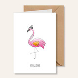 Juulz Juulz | Kaart | Hoera oma flamingo