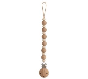 Mushie Mushie | Speenketting Luna | Faux Wood Mushie Mushie | Speenketting Luna | Faux Wood
