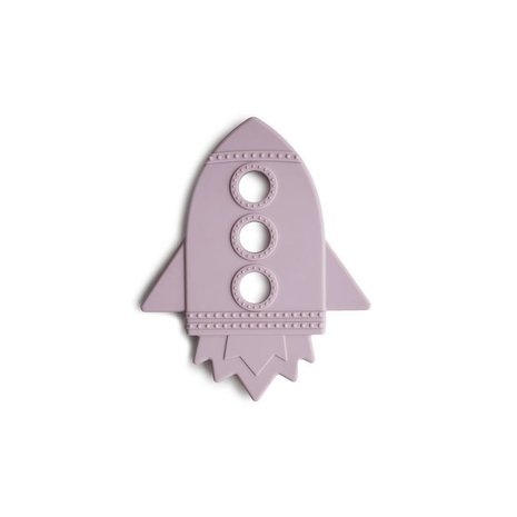 Mushie Mushie : Teether rocket soft lilac