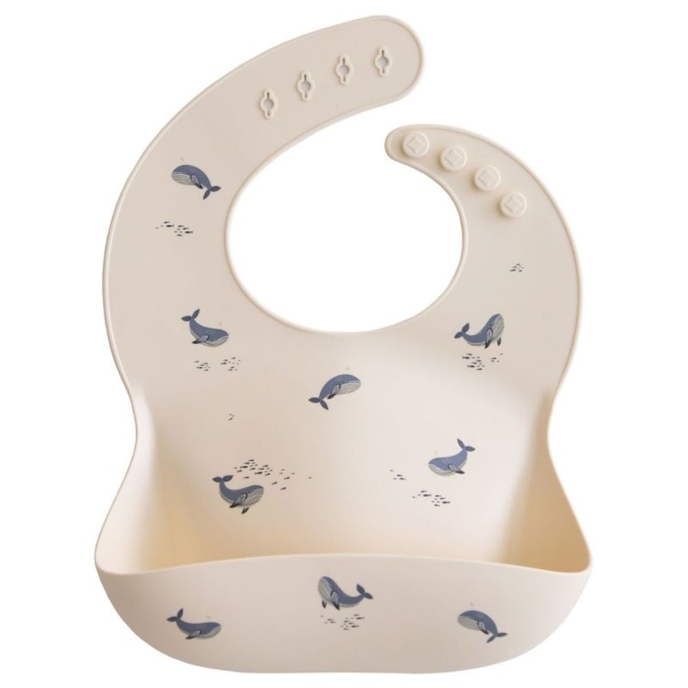 Mushie Mushie | Silicone bib | Whales