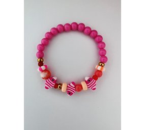 By Melo By Melo | Armbandje Roze Visje By Melo By Melo | Armbandje Roze Visje