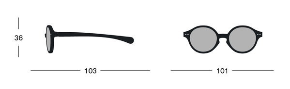 Izipizi Izipizi | #D Baby | Denim blue Izipizi Izipizi | #D Baby | Denim blue