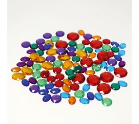 Grimm's | 100 Small Acrylic Glitter Stones Grimm's | 100 Small Acrylic Glitter Stones