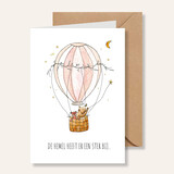 Juulz Juulz | Kaart | De hemel heeft er een ster bij roze Juulz Juulz | Kaart | De hemel heeft er een ster bij roze