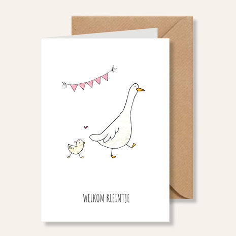 Juulz Juulz | Kaart | Welkom kleintje gans