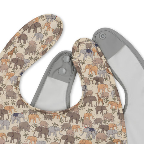 Konges Sløjd Konges Sløjd | 2 Pack Dinner Bib | Safari/High Rise