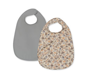 Konges Sløjd Konges Sløjd | 2 Pack Dinner Bib | Safari/High Rise