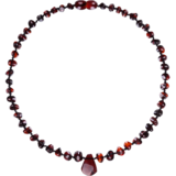 Barnsteen Barnsteen | Ketting | Glimmend | Cognac/Cherry met bedel | 32 cm Barnsteen Barnsteen | Ketting | Glimmend | Cognac/Cherry met bedel | 32 cm