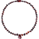 Barnsteen Barnsteen | Ketting | Glimmend | Cognac/Cherry met bedel | 32 cm