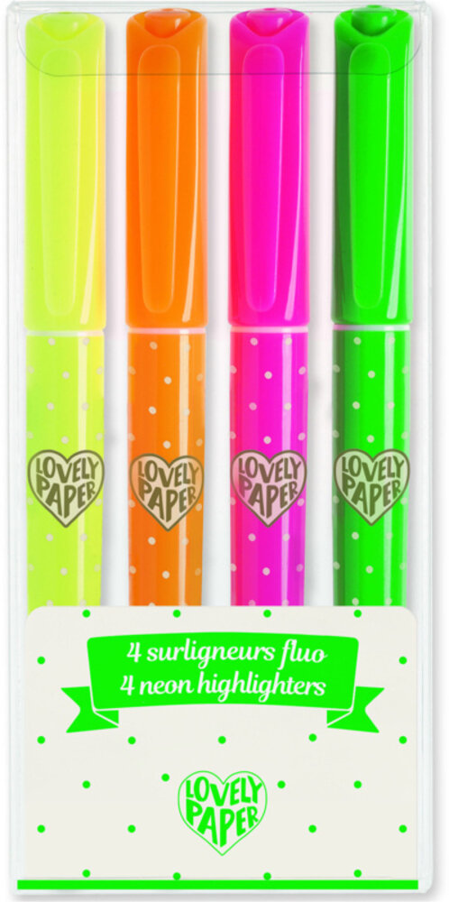 Djeco Djeco | Neon highlighters 4 stuks