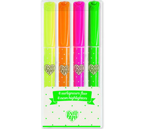Djeco Djeco | Neon highlighters 4 stuks Djeco Djeco | Neon highlighters 4 stuks