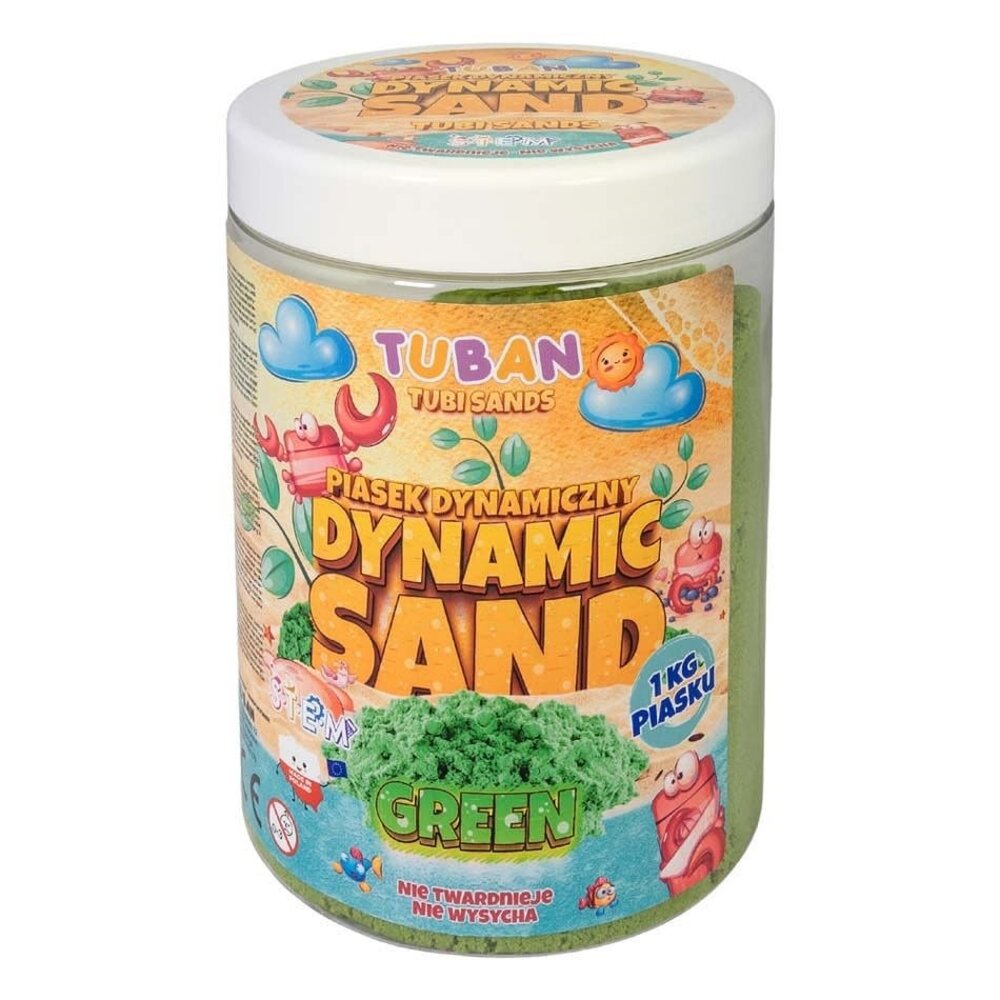 Tuban Tuban | Dynamic sand | Green 1kg Tuban Tuban | Dynamic sand | Green 1kg
