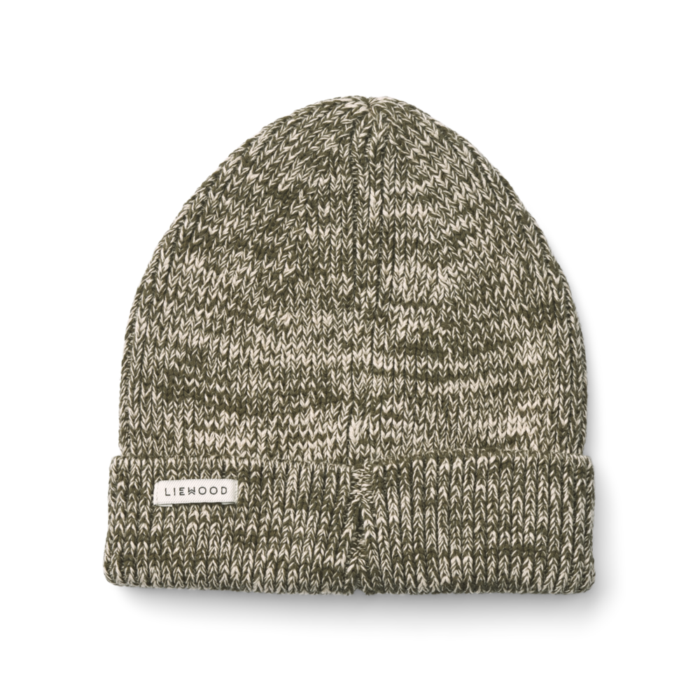 Liewood Liewood | Ezra Beanie Hat | Army brown / Sandy