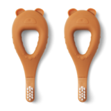 Liewood Liewood | Janelle Bear Toothbrush 2-Pack | Mustard