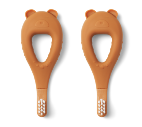 Liewood Liewood | Janelle Bear Toothbrush 2-Pack | Mustard