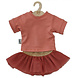 Hollie Hollie | Poppenrok en -shirt candy terra