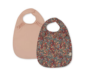 Konges Sløjd Konges Sløjd | 2 Pack Dinner Bib With Frill | Villetta Blue