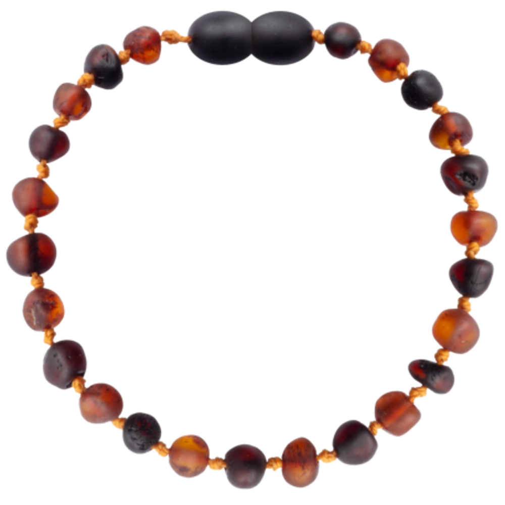 Barnsteen Barnsteen | Armband | Ruw | Cognac/ Cherry | 14 cm Barnsteen Barnsteen | Armband | Ruw | Cognac/ Cherry | 14 cm