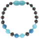 Barnsteen Barnsteen | Armband | Glimmend | Cherry/Turquoise/Jade | 14 cm Barnsteen Barnsteen | Armband | Glimmend | Cherry/Turquoise/Jade | 14 cm