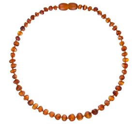 Barnsteen Barnsteen | Ketting | Ruw | Baroque Cognac | 32 cm