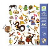 Djeco Djeco | Stickers | Middeleeuwse fantasie Djeco Djeco | Stickers | Middeleeuwse fantasie