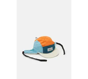 Lil ' Boo Lil'Boo | Corduroy Block 5 Panel with ears | Blue/Orange