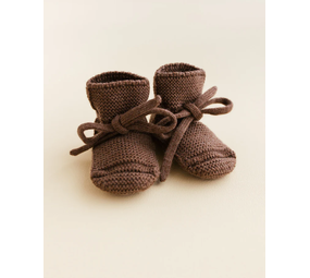 Hvid Hvid | Booties 0-9M | Mocha
