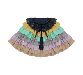 Mimi & Lula Mimi & Lula | R'bow ruffle cape Mimi & Lula Mimi & Lula | R'bow ruffle cape