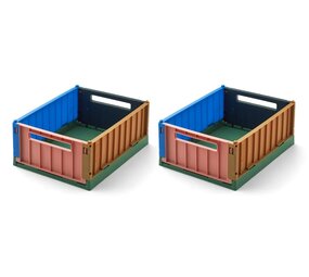 Liewood Liewood | Storage box 2-pack size S | Eden multi mix Liewood Liewood | Storage box 2-pack size S | Eden multi mix