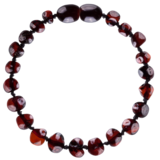 Barnsteen Barnsteen | Armband | Glimmend | Baroque Cherry | 14 cm