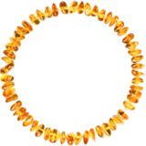 Barnsteen Barnsteen | Armband | Glimmend | Oranje driehoekige steen | 14 cm Barnsteen Barnsteen | Armband | Glimmend | Oranje driehoekige steen | 14 cm