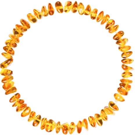 Barnsteen Barnsteen | Armband | Glimmend | Oranje driehoekige steen | 14 cm Barnsteen Barnsteen | Armband | Glimmend | Oranje driehoekige steen | 14 cm