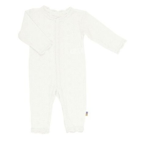 Joha Joha | Jumpsuit wol/zijde ajour | wit