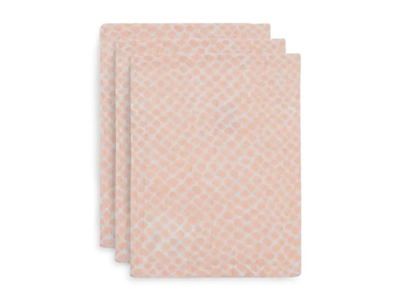 Jollein Jollein | Washandje hydrofiel snake pale pink ( 3 pack)