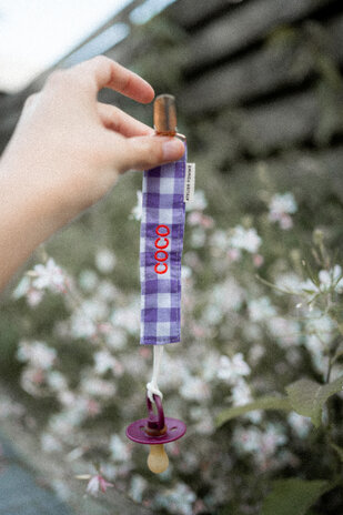 Atelier Pomme Atelier Pomme | SPEENKOORD CHECKED IN | PURPLE RAIN