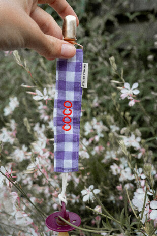 Atelier Pomme Atelier Pomme | SPEENKOORD CHECKED IN | PURPLE RAIN