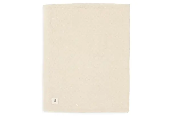 Jollein Jollein | Deken Ledikant 100x150cm Weave Knit Merino wool | Oatmeal Jollein Jollein | Deken Ledikant 100x150cm Weave Knit Merino wool | Oatmeal