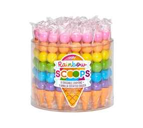 Ooly Ooly | Rainbow Scoops Stacking Erasable Crayons 1st Ooly Ooly | Rainbow Scoops Stacking Erasable Crayons 1st