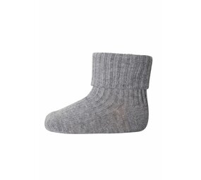 MP Denmark MP Denmark | Cotton rib baby socks | Grey Melange