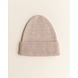 Hvid Hvid | Beanie Fonzie Newborn | Sand