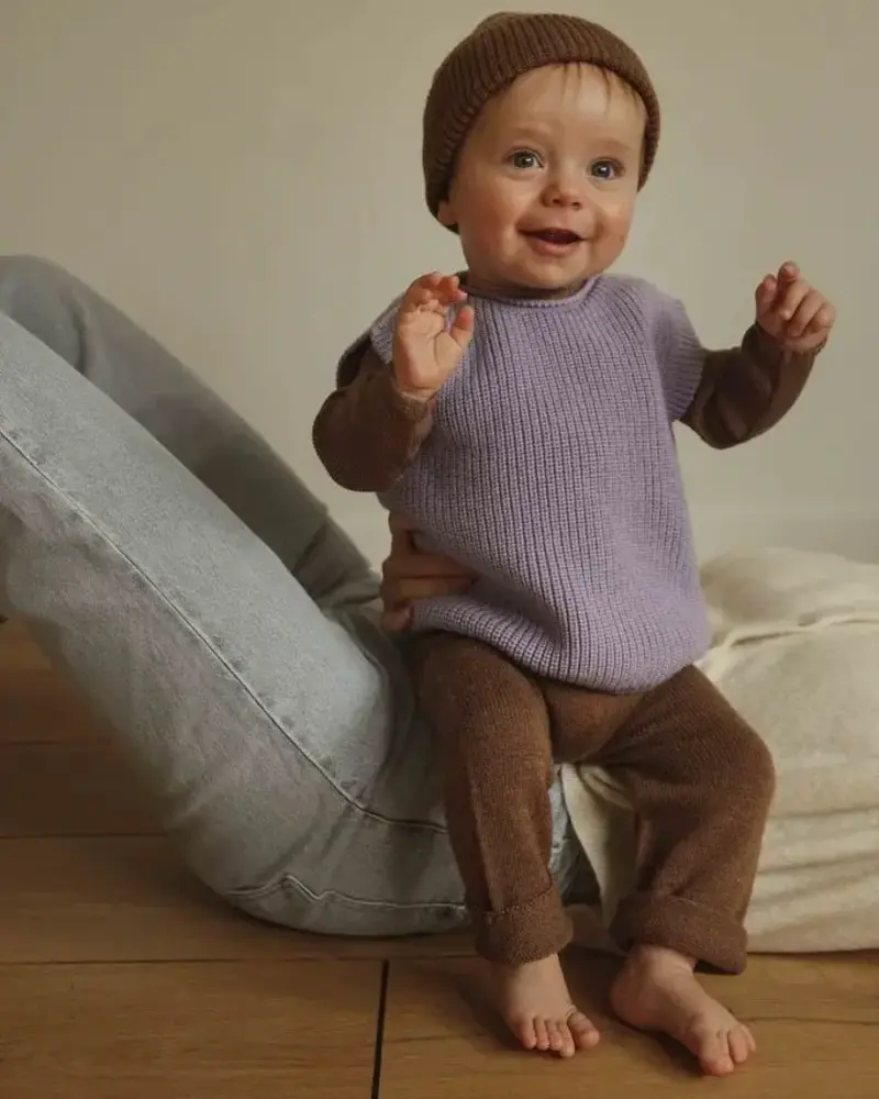 Hvid Hvid | Vest Harvey | Lilac 0-6 mnd Hvid Hvid | Vest Harvey | Lilac 0-6 mnd